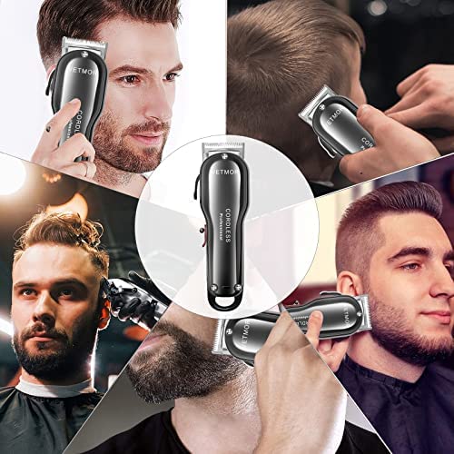 
Amazon.com
Cortadora de pelo sin cables, kit de cortadora de pelo para hombres, suministros de peluquería profesionales, kit de corte de pelo, accesorios