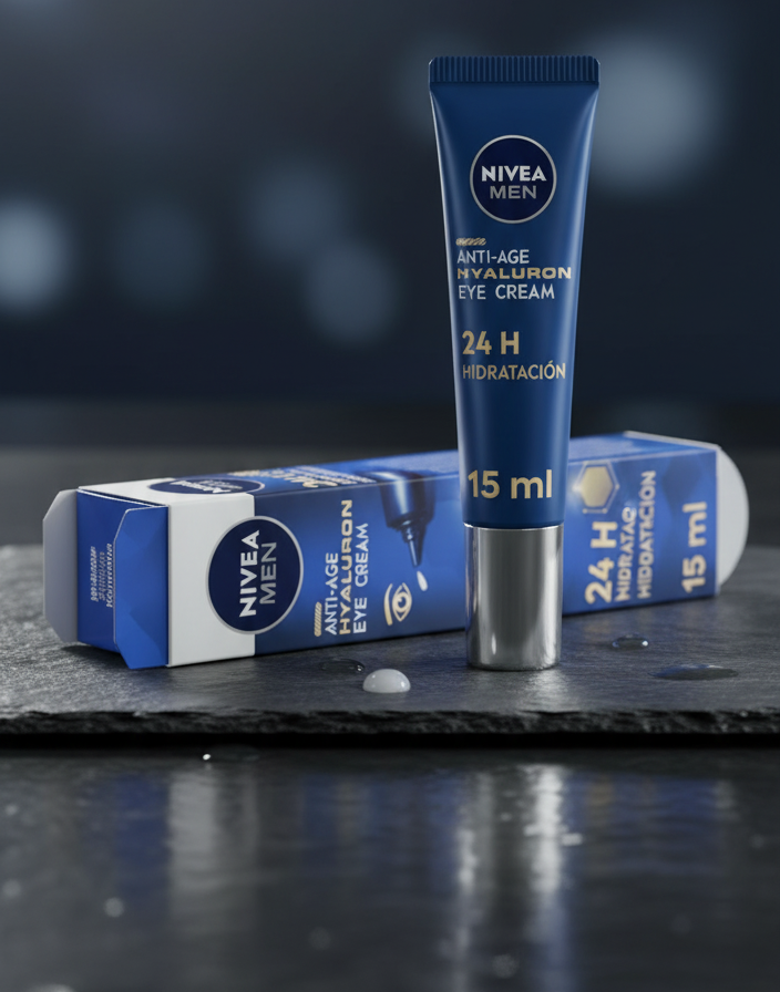 Nivea Men Active Age Hyaluron Gel, crema antiarrugas y anti-edad para hombre, más vendida en Amazon